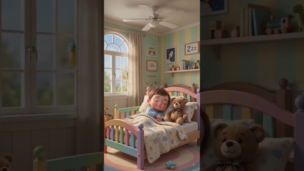 Top Hindi Nursery Rhyme | ऊपर पंखा चलता है | Baby Songs for Kids #kidsroutine # ai#shorts