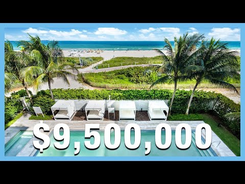 $9.5M Luxury Oceanfront Beach Villa in Miami Beach | 321 Ocean Dr # 201