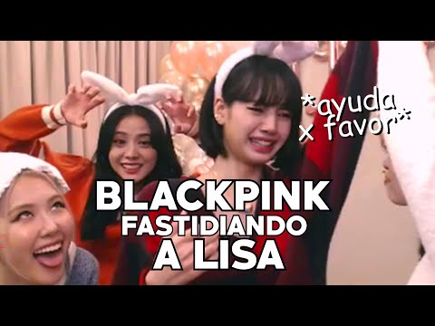 Blackpink fastidiando a Lisa (Sub español)