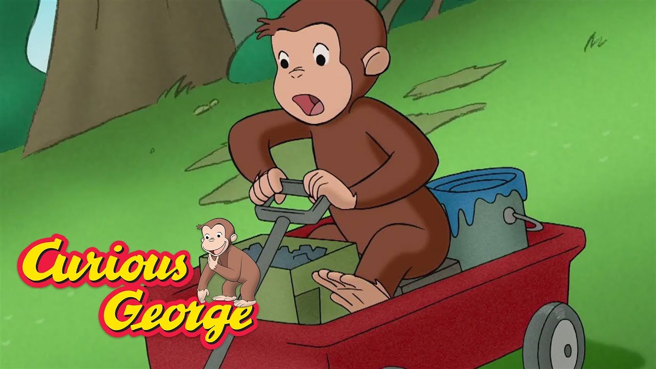 The Runaway Wagon 🐵 Curious George 🐵 Kids Cartoon 🐵 Kids Movies