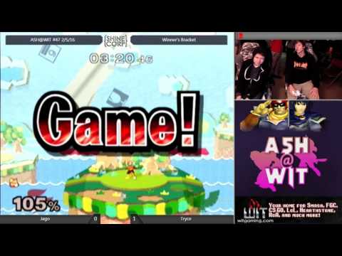 Jago (Marth/Fox) vs Tryce (Fox/Falcon) - ASH@WIT #46 Melee Bracket