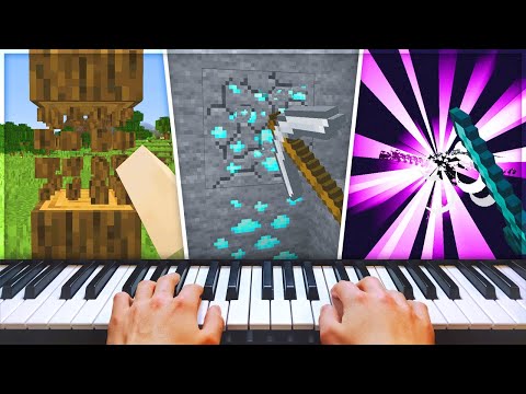 Jachael123 - I Beat Minecraft Using ONLY a Piano