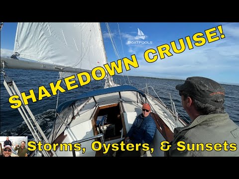 Shakedown Cruise! Storms, Oysters, and Sunsets. First sail of the 2023 Maine summer season!