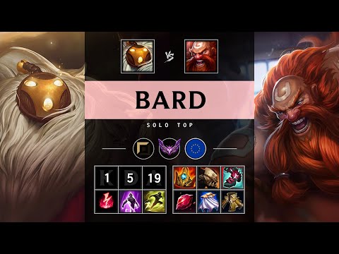 Bard Top vs Gragas - EUW Master Patch 25.13