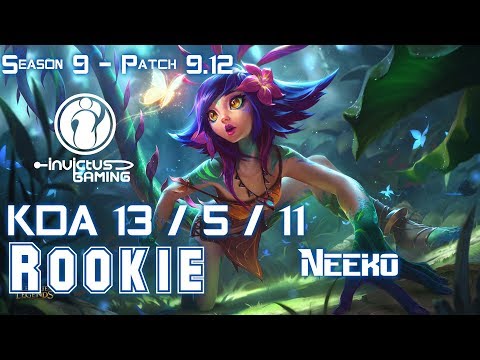 IG Rookie NEEKO vs VIKTOR Mid - Patch 9.12 KR Ranked