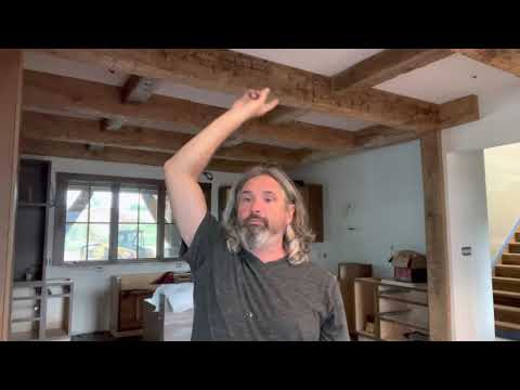 How to create a faux leather treatment to a kitchen ceiling