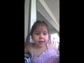 1 Year Old Baby Sings Barney S Raindrop Song