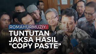 Romahurmuziy: Tuntutan Jaksa KPK Hasil 