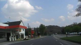 preview picture of video 'Driving Through Gouarec, Cotes d'Armor, Brittany France 20th April 2009'