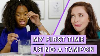 I Try Tampons for the First Time | Seventeen Firsts