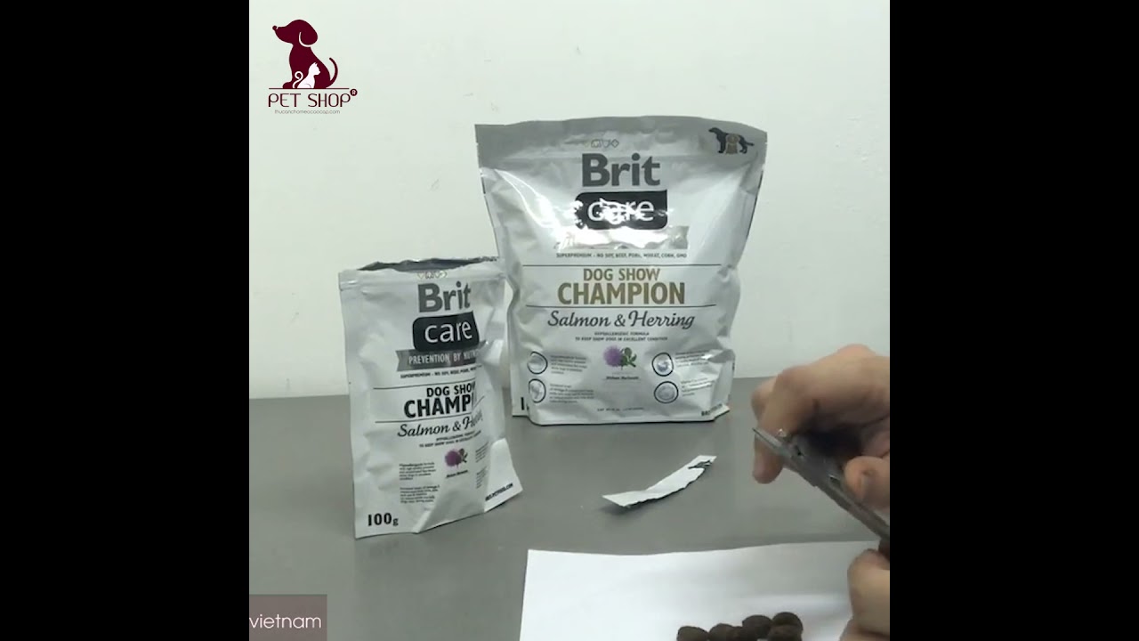 Thức Ăn Cho Chó Lạp Xưởng Trưởng Thành | Brit Care Dog Show Champion #Short
