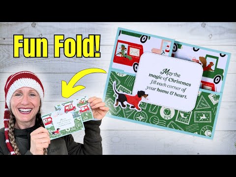 Double Z Fun Fold Christmas Cards