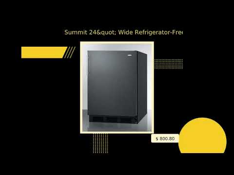 Summit 24" Wide Refrigerator-Freezer