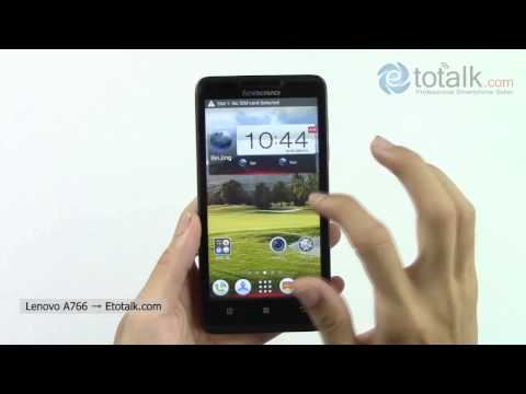Lenovo A766 Unboxing & Test