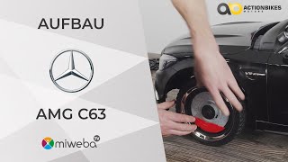 Kinder Elektroauto Mercedes Benz AMG C63 - Aufbau Video, Montage, Anleitung | Actionbikes Motors