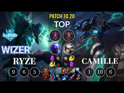hyF Wizer Ryze vs Camille Top - KR Patch 10.20