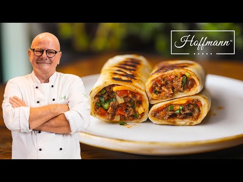 Grilled minced meat wraps – simple and delicious | Quick after-work meal | Recipe @CALLEkocht
