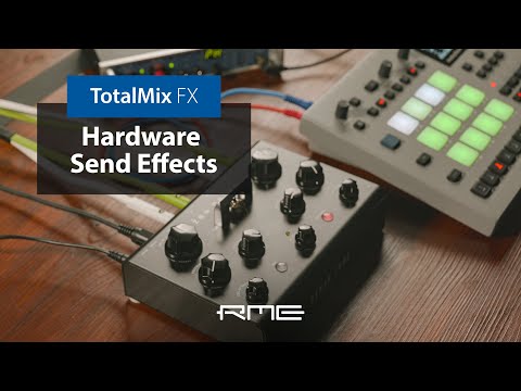 How to use Hardware Send Effects in TotalMix FX