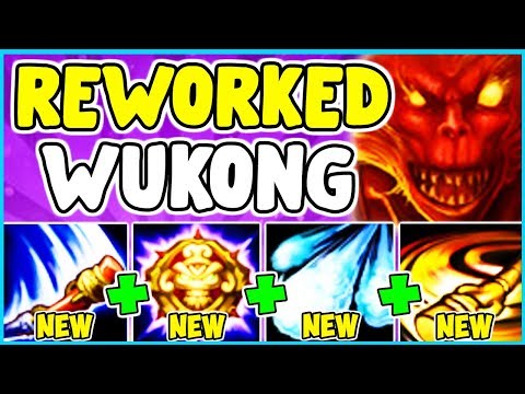 *INSANE REWORK* NOW CAN ULT TWICE! WUKONG FULL LETHALITY ONESHOT BUILD JUNGLE League Of Legends S10