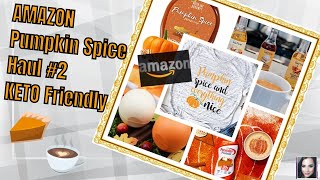 AMAZON PUMPKIN SPICE Haul 🎃☕ EOS Pumpkin Spice - KETO Sugar Free Coffee Syrup - KETO Protein Shake