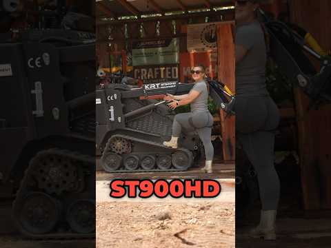 This is the KRT ST900HD Mini Skid Steer! I bet BATMAN wishes he had one of these in his garage!