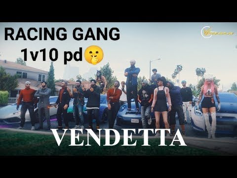 Vendetta vs LSPD ,RACING GANG🚀Anni 1v10#vltrp #gta5 #s8ul @affiwillcarry
