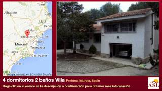 preview picture of video '4 dormitorios 2 baños Villa se Vende en Fortuna, Murcia, Spain'