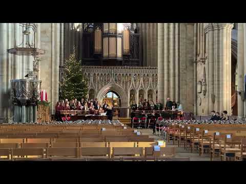 carol concert practice - Ripon cathedral - Dec 2025