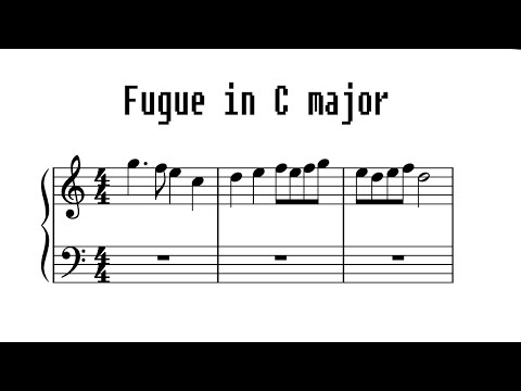 3-Part Fugue in C major