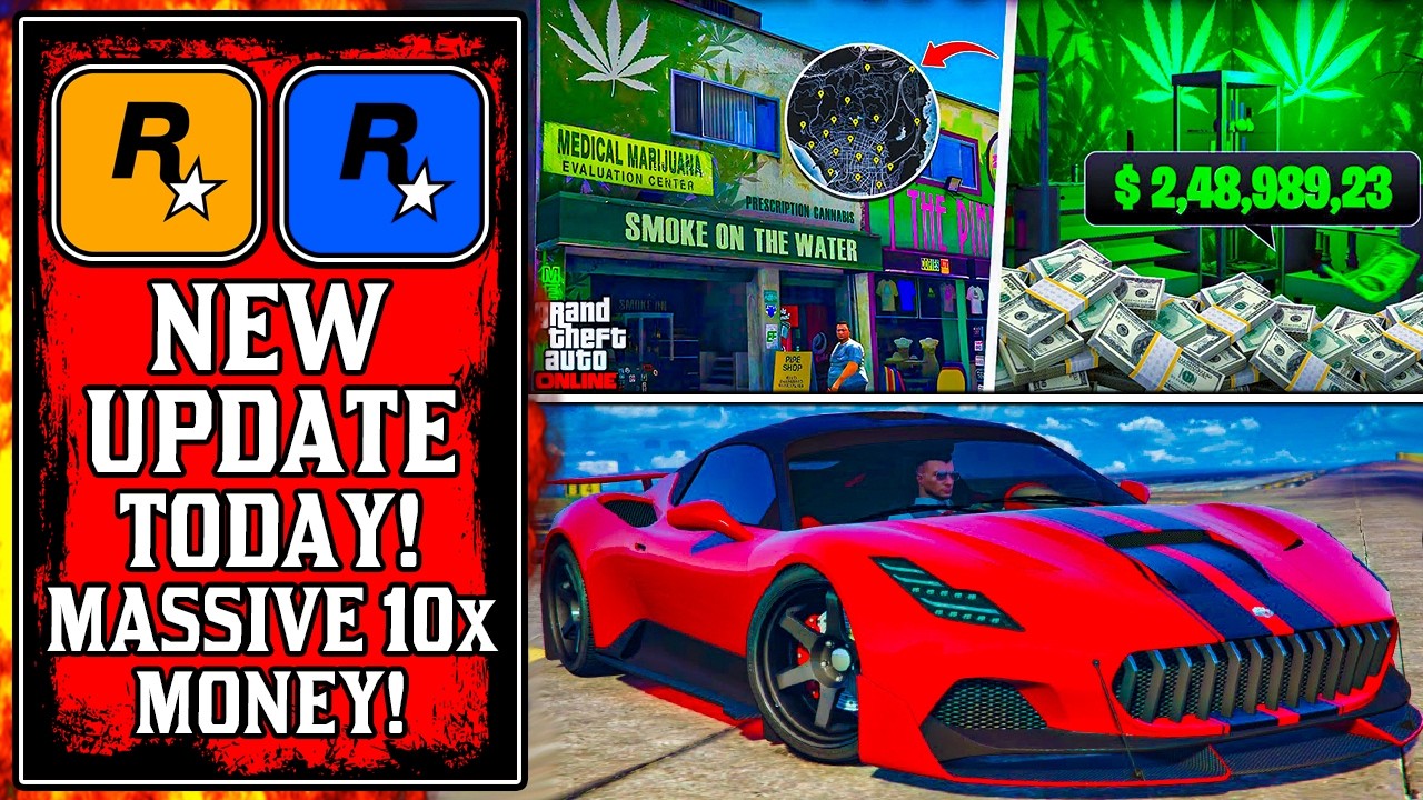 Rockstar's HUGE EVENT & 10X MONEY Update! The NEW GTA Online UPDATE Today! (GTA5 New Update)