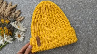 Crochet Fisherman's Rib Hat