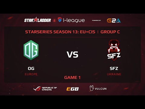 OG vs SFZ, StarSeries 13 EU+CIS, Game 1