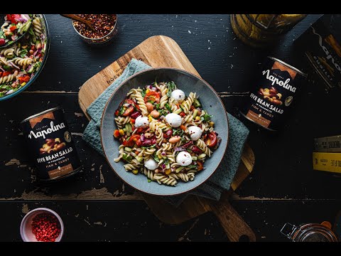 Napolina 5 Bean Pasta Salad | Simple Mediterranean Pasta Recipe