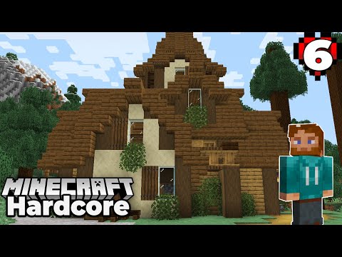 EPIC Minecraft 1.16 Hardcore Survival: Insane RAID & Library in Starter Village!