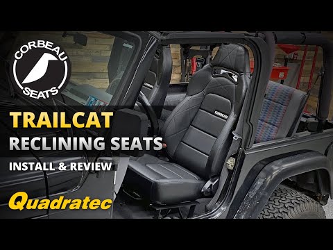 Corbeau Trailcat Front Reclining Seats with Seat Heaters Review & Install for Jeep Wrangler TJ