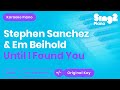 Stephen Sanchez Em Beihold Until I Found You Em Beihold Version Piano Karaoke