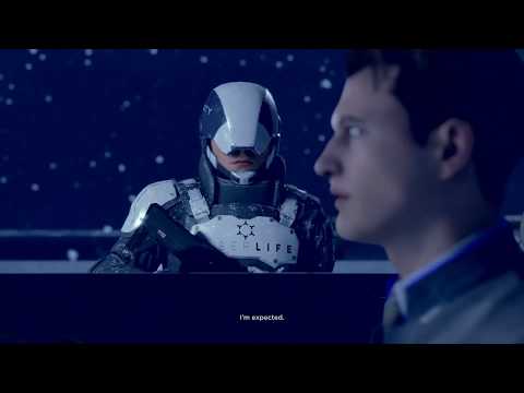 Detroit: Become Human - Connor At The Cyberlife Tower - Connor Converts Androids
