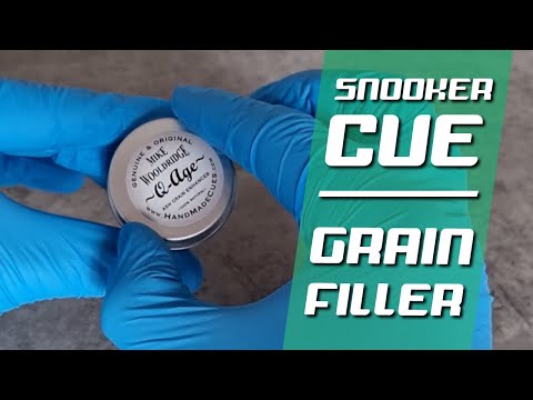 Snooker Cue Grain Filler - Ash Shaft Restoration | How To Guide