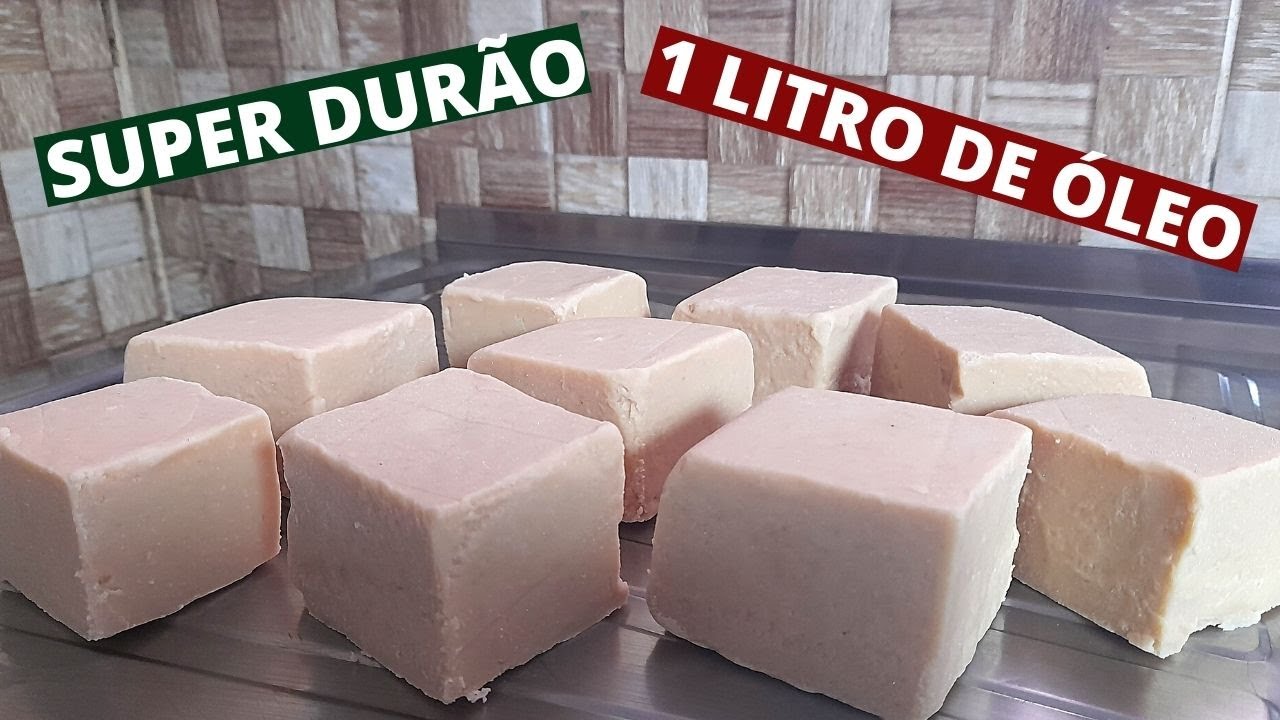 SABÃO CASEIRO SUPER DURO COM 1 LITRO DE ÓLEO - RECICLE -  ECONOMIZE OU FATURE MUITO