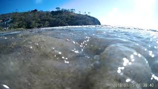 Playa Remanso waves crash timelapse