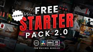 300+ Free Motion Graphics for DaVinci Resolve (FULL TUTORIAL)