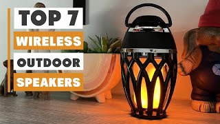 7 Best Wireless Outdoor Speakers for Crystal Clear Sound in 2025