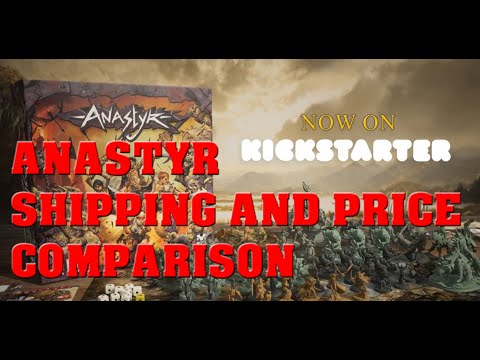Anastyr Board Game Review Shipping Comparison with other Mythic Games