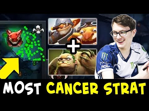 200 kills 2 hrs game — Miracle TECHIES + PUDGE most CANCER STRAT