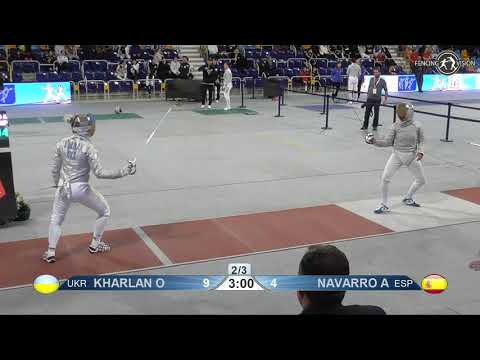 2019 xxx T16 08 F S Individual Orleans FRA WC RED NAVARRO Araceli  ESP   vs KHARLAN Olga   UKR