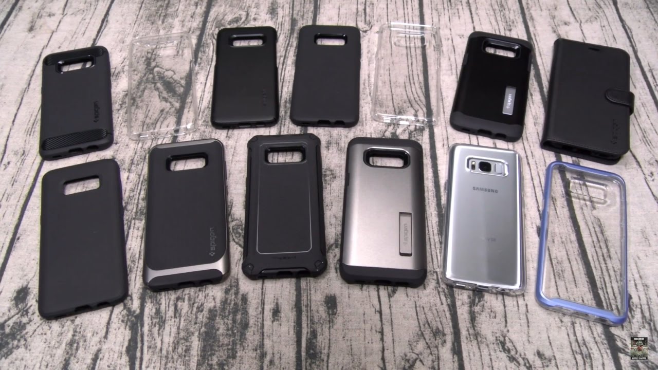 Samsung Galaxy S8 Spigen Case Lineup