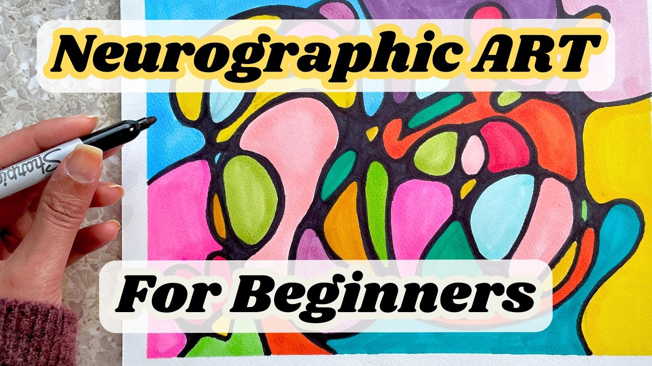 Neurographic Art Tutorial Step By Step  😌 5+ Ideas & Variations