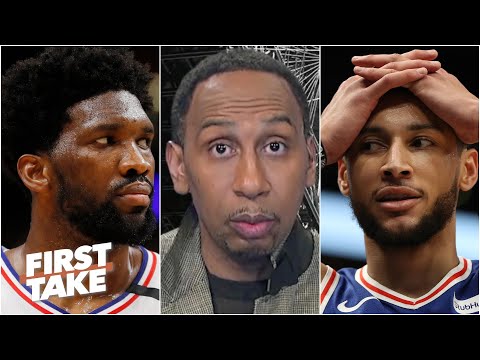 拒絕稱喬爾-恩比德和本-西蒙斯為 "精英二人組"| First Take (Stephen A. refuses to call Joel Embiid and Ben Simmons an 'elite duo' | First Take)