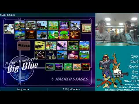 SLC2 - 9/6 - SSBM Singles - Nojump (Sheik)+ Vs. 119 | Wevans (CaptainFalcon) - WSF