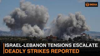 Israel-Lebanon tensions escalate; deadly strikes reported & more news | DD India Live | 6 PM IST